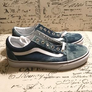 vans old skool acid denim